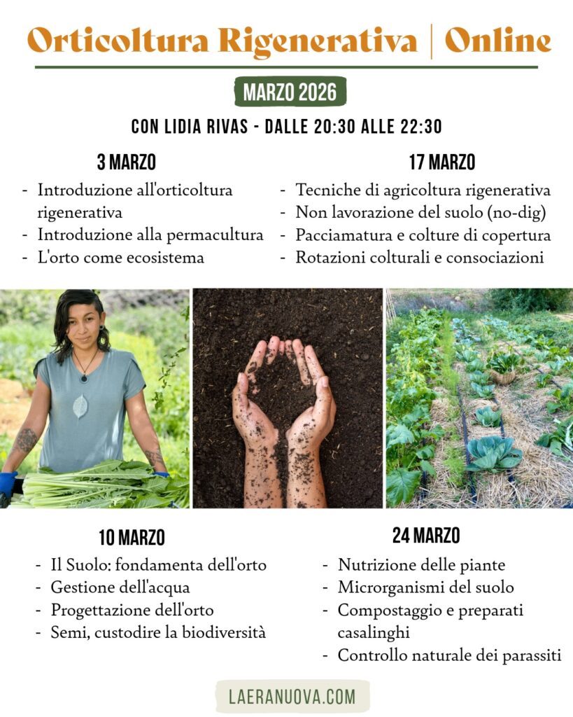 Corso online, Orticoltura Rigenerativa 2026